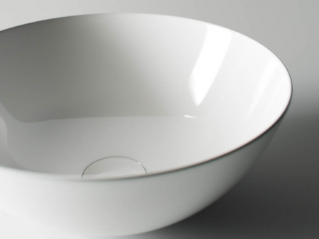 Фото раковина накладная ceramicanova element 35.8 см, цвет: белый cn6002