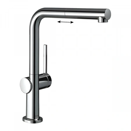 Фото смеситель для кухонной мойки hansgrohe talis 72845000