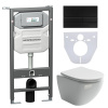 Унитаз с инсталляцией Сет 4 в 1 Ceramicanova CN4002_1002B_1000