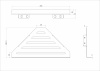 Фото полка для ванной wonzon & woghand цвет: темный графит ww-6132-bgm