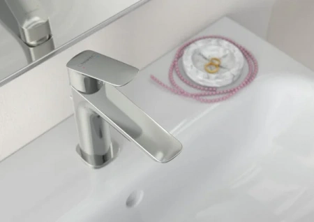 Фото смеситель для раковины hansgrohe logis fine 71251000