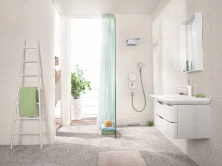 Фото смеситель для душа hansgrohe shower select 15736400_vstvo