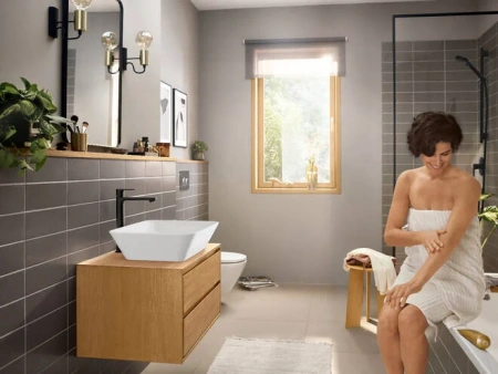 Фото смеситель для раковины hansgrohe rebris e 72591670