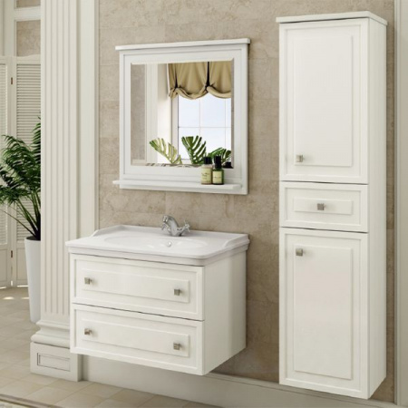 Фото тумба с раковиной comforty феррара 80 см 00004151060
