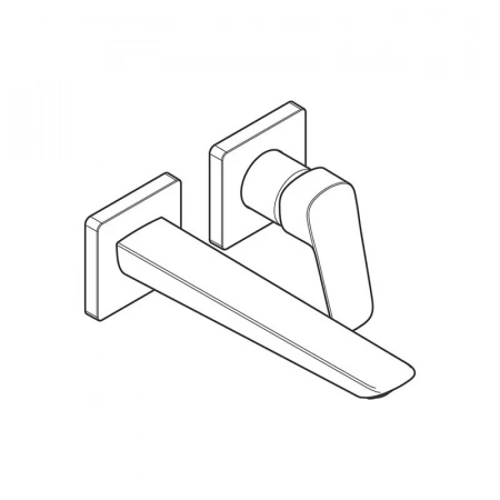 Фото смеситель для раковины hansgrohe logis fine 71256670