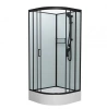 Душевая кабина Frank F400/1 М Black 100x100 см 20065