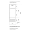 Фото пенал подвесной style line марокко 36 см лс-00002523