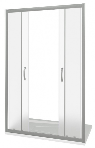 Фото душевая дверь good door infinity wtw-td-170-g-ch 170 см ин00038