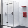 Фото душевое ограждение wasserkraft aller black matt 120x80 см 10h06lblack matt