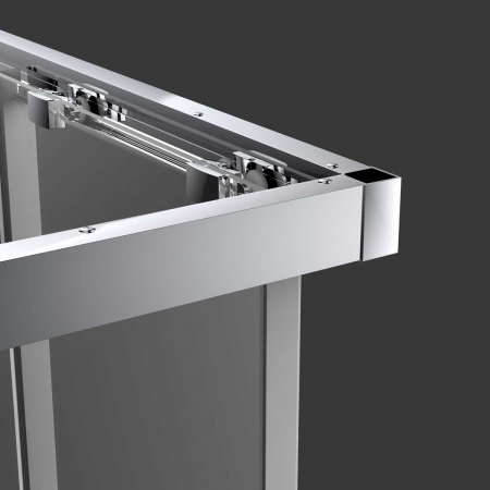 Фото душевое ограждение vincea soft 100x100 см  vss-3so100clb