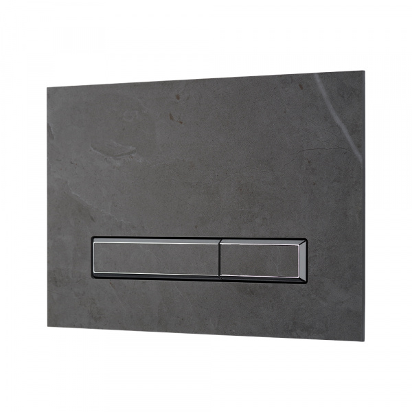 Фото клавиша смыва kk-pol lapis grande v1, quartz (pietra grey)