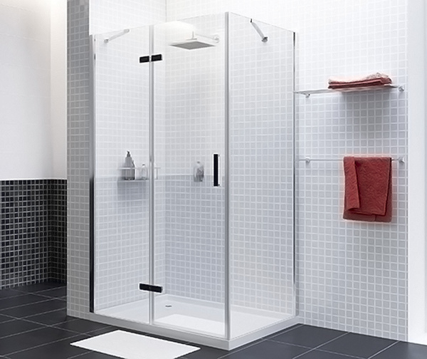 Фото душевое ограждение wasserkraft aller 120x90 см 10h07black l/r