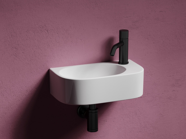 Фото раковина подвесная ceramicanova element 40.9 см, цвет: белый cn6066l
