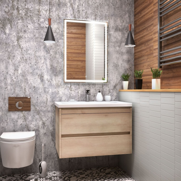 Фото тумба под раковину art&max family 90 см family-900-2c-so-pb