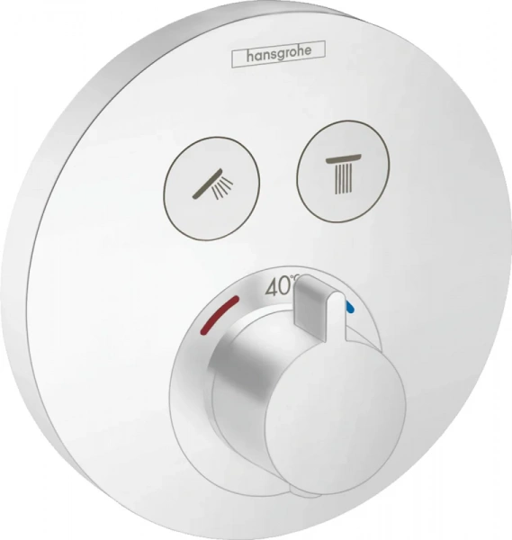 Фото термостатический смеситель для душа hansgrohe shower select s 15743700