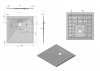 Фото поддон vincea 80x80 см vst-4sr8080w