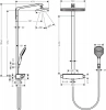Фото душевая стойка hansgrohe raindance e 27286000