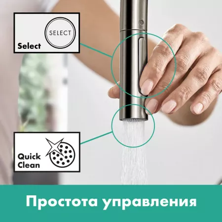 Фото смеситель для кухонной мойки hansgrohe talis classic 72800800