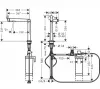Фото смеситель для кухонной мойки hansgrohe aqittura 76804800