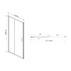 Фото душевая дверь vincea garda 120 см vds-1g120clb