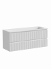Тумба под раковину Sancos Snob R 120 см, цвет: Bianco SNR120W
