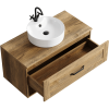 Фото тумба под раковину aqwella craft 100 см crf0110db