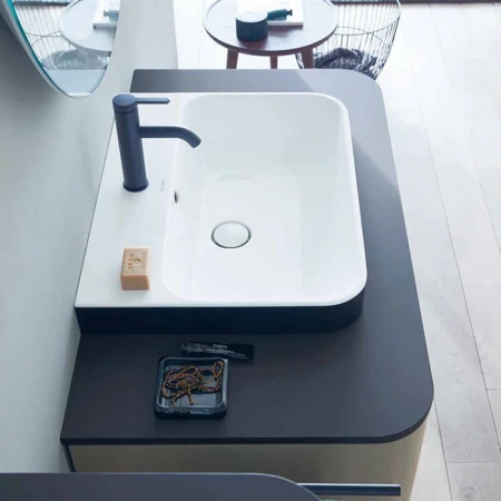 Фото раковина накладная duravit happy d.2 plus  60 см 2360606100