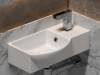 Фото раковина подвесная ceramicanova element 40 см, цвет: белый cn6039l
