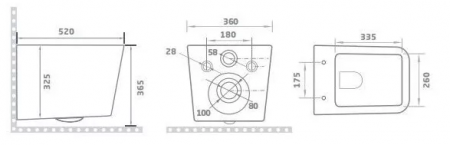 Фото унитаз подвесной gid tr2144