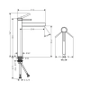Фото смеситель для раковины hansgrohe finoris 76070000