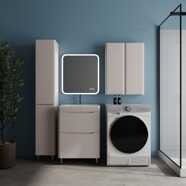 Фото тумба под раковину style line бергамо 60 см сс-00002531 карамель