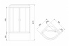 Фото душевая кабина royal bath вк rb90bk2-m 90x90 см