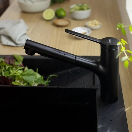 Фото смеситель для кухонной мойки hansgrohe zesis 74800670