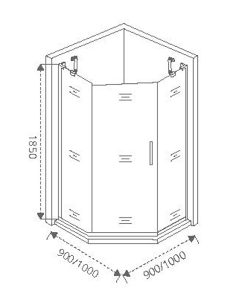 Фото душевое ограждение good door mokka pnt-100-c-we 100 см мк00015