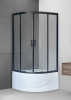 Душевое ограждение Royal Bath BK RB90BK-T-BL 90x90 см