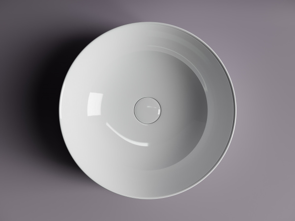 Фото раковина накладная ceramicanova element 42 см, цвет: белый cn5024