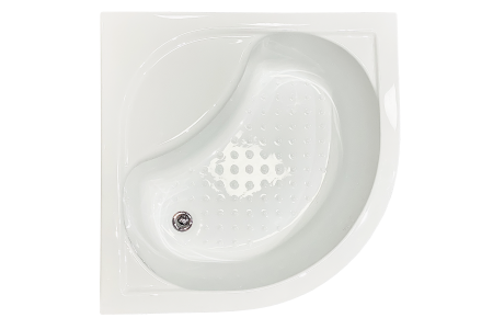 Фото душевое ограждение royal bath bk rb90bk-c-bl 90x90 см