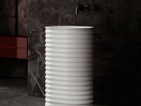 Фото раковина напольная abber stein 58 см as2550