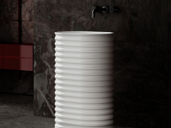 Фото раковина напольная abber stein 58 см as2550