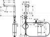 Фото смеситель для кухонной мойки hansgrohe aqittura 76802000