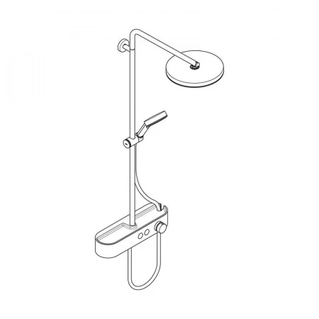 Фото душевая стойка hansgrohe pulsify 24221670