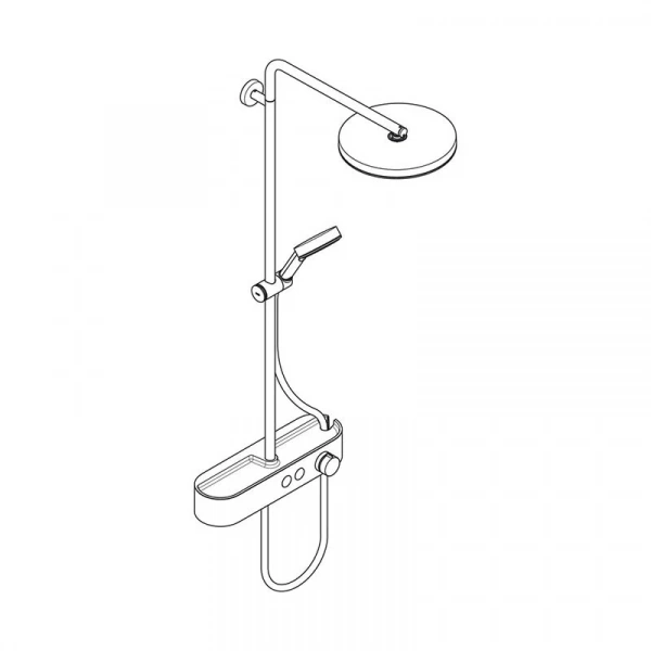 Фото душевая стойка hansgrohe pulsify 24221700