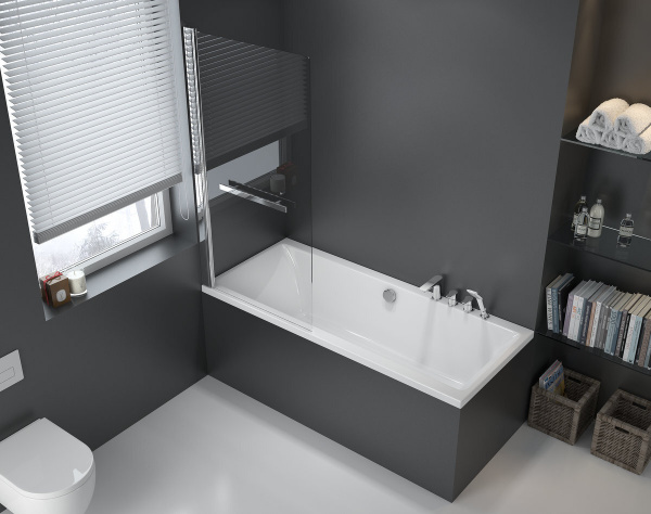 Фото акриловая ванна excellent pryzmat 180x80 см waex.pry18wh