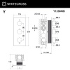 Фото термостатический смеситель для душа whitecross y y1238nib, цвет: никель брашированный