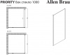 Фото душевая стенка allen brau priority 100 3.31048.bba черный