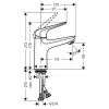 Фото смеситель для раковины hansgrohe novus 71031000_vstv