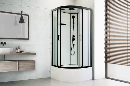 Фото душевая кабина royal bath fato rb 85x85 см rb85ck-m-bl fato