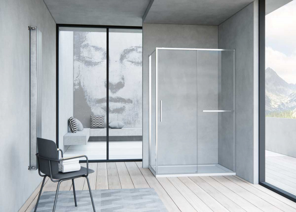 Фото душевое ограждение vincea slim soft 90x120 см  vsr-1ss9012cl