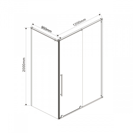 Фото душевой уголок vincea arno 120x90 см vsr-1a9012cl