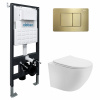 Унитаз с инсталляцией Abber Bequem AC1100T-AC0105-AC0120MMG
